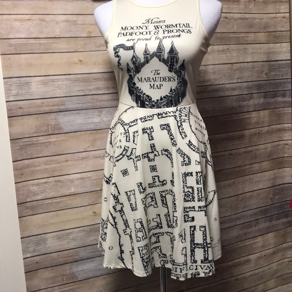 Harry Potter Marauder’s Map Dress from Hot Topic